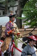 Tsurugaoka Hachiman-gu Shrine Reitaisai (Annual Festival). Today is held Yabusame - traditional japanese horseback archery. Kamakura town. Japan.