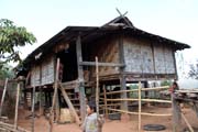 Village of Akha tribe, area around Kengtung town. Myanmar (Burma).