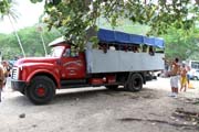Transportation to beach, El Oasis village. Cuba.