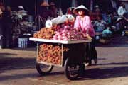 Morning market in Saigon. Vietnam.
