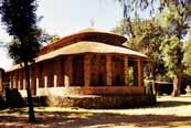 Debre Berhan Selassie church in Gonder. Ethiopia.