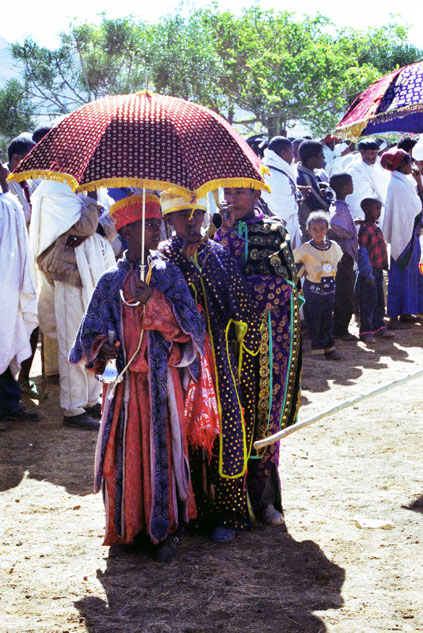 Procession during Timkat. Lalibela. North,  Ethiopia.