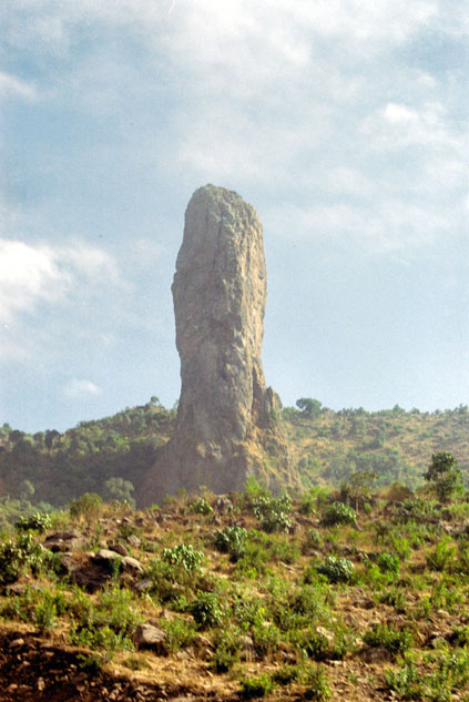 Rock on the way between Gonder and Bahar Dar. North,  Ethiopia.