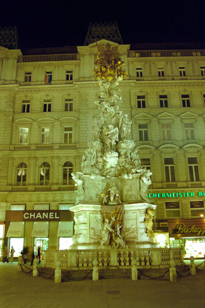 Night Vienna. Austria.