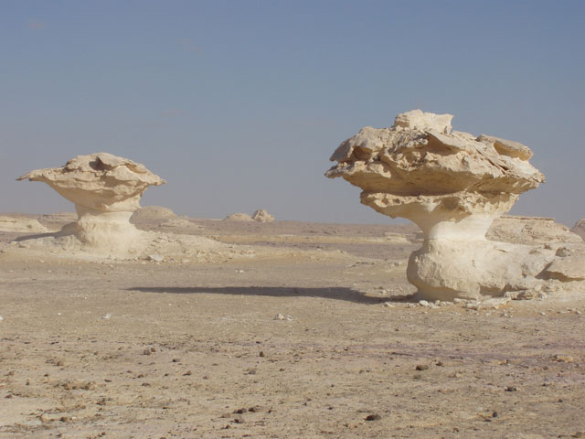 White Sahara desert. Egypt.