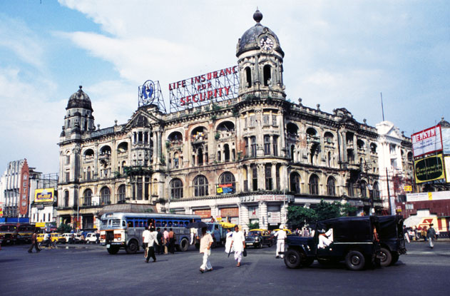 Colonial building in Calcutta. India.