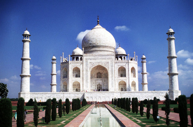 Taj Mahal. Agra town. India.