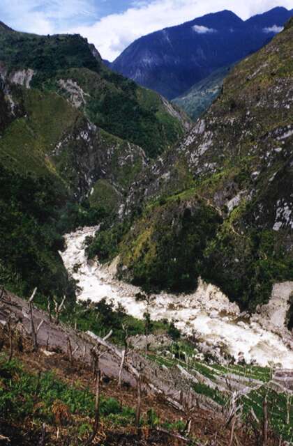 Baliem river in south part of Baliem Valley. Papua,  Indonesia.