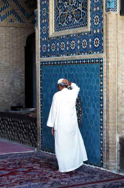 Mosque Jameh at Yazd town. Iran.