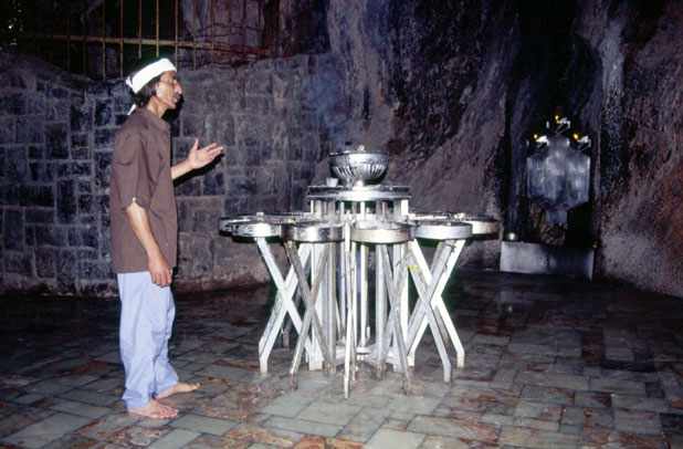 Zoroastrian temple Chak Chak. Yazd town area. Iran.