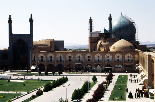 Emam mosque at Emam Khomeini square. Esfahan. Iran.