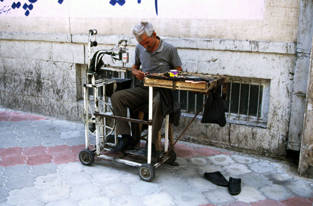 Street at Tabriz. Iran.