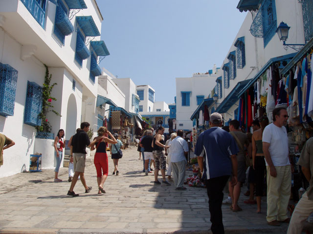 Tunis town. Tunisia .