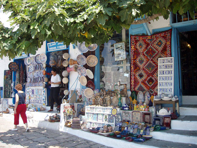 Tunis town. Tunisia .