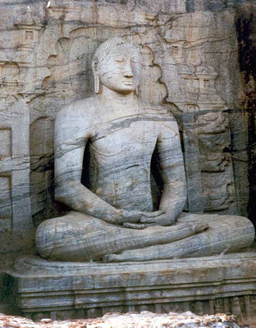 The remains of the ancient city of Polonnaruwa, dates from the reign of the Indian Chola dynasty in the 11th and 12th century. Sri Lanka.