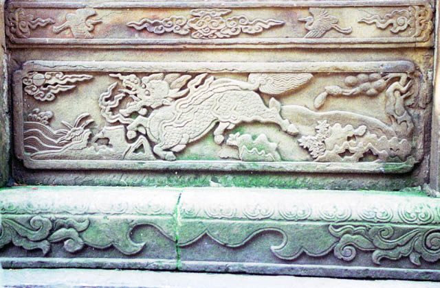 Golden temple near Kunming. China.