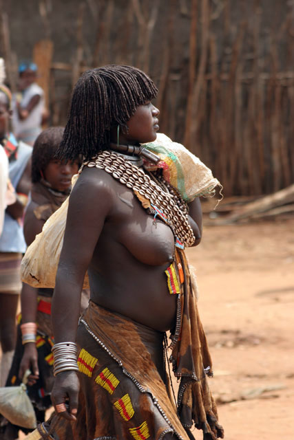 Market at Dimeka village. South,  Ethiopia.