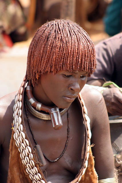 Market at Dimeka village. South,  Ethiopia.