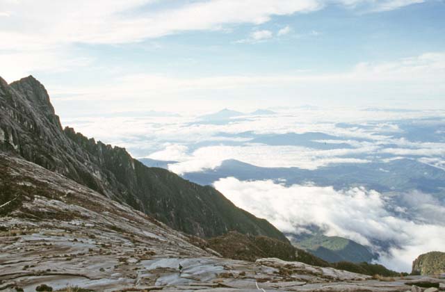 On the way on the top of Mt. Kinabalu. Sabah,  Malaysia.