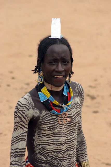 Hamar people at Turmi market. South,  Ethiopia.