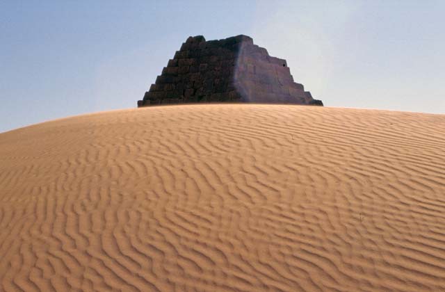 Pyramids at Meroe. Sudan.