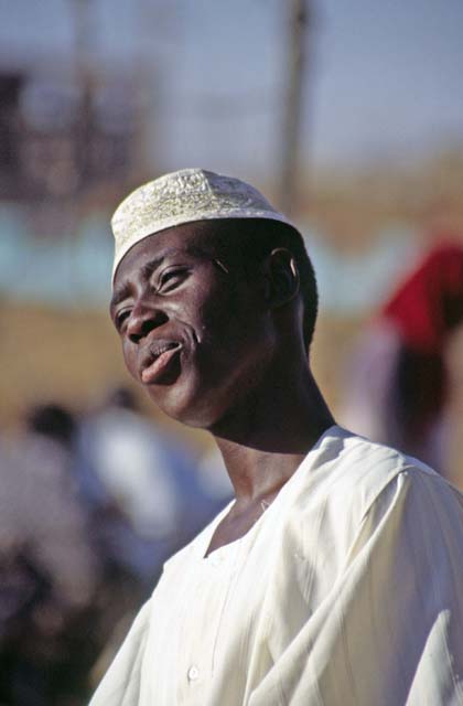Waiting for whirling dervishes. Hamed-an Nil Mosque, Khartoum (Omdurman). Sudan.