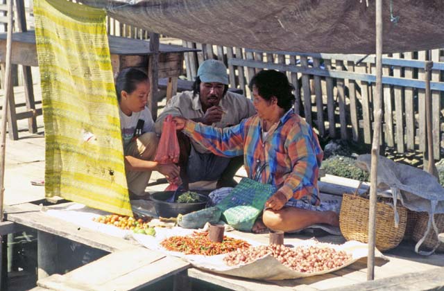 Wakai village. Togean islands area. Sulawesi,  Indonesia.