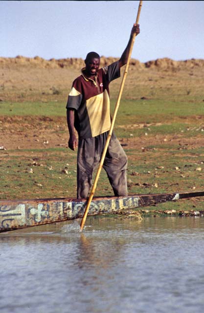 Life at Niger river. Mali.