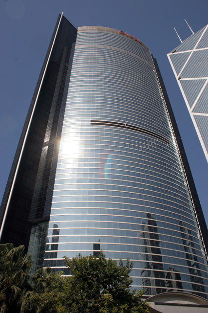 Skyscraper at downtown. Hong Kong.