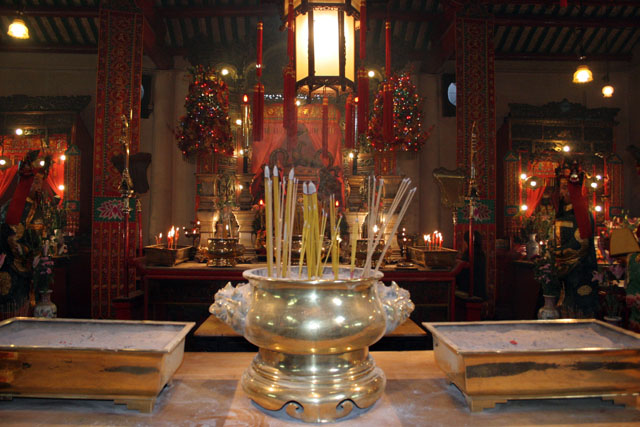 Man Mo Temple. Hong Kong.