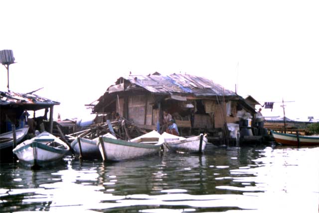 Old port Sunda Kelapa in Jakarta. Java,  Indonesia.
