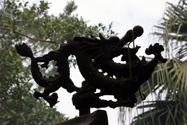 Po Lin Buddhist monastery. Place where Tian Tan Buddha statue is found. Hong Kong.