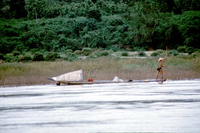 Mekong river in north Laos. Laos.