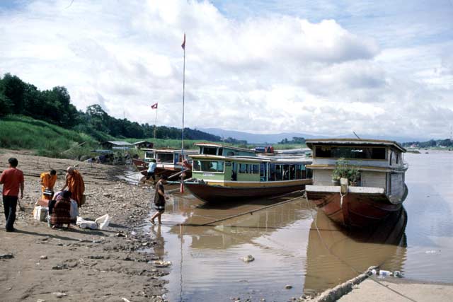 Mekong river in north Laos. Laos.