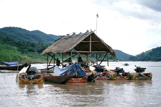 Mekong river in north Laos. Laos.
