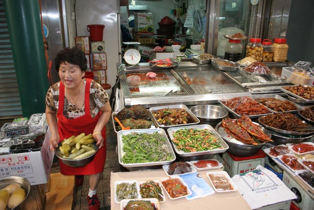 Incheon market. South Korea.