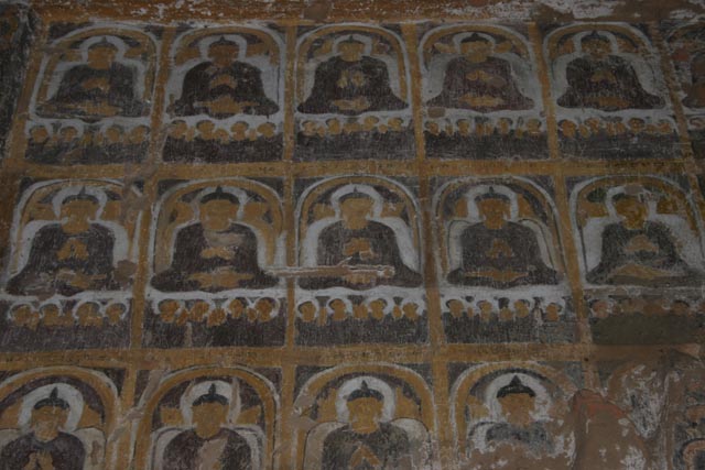 Some Bagan temples are still decorated insight. Myanmar (Burma).
