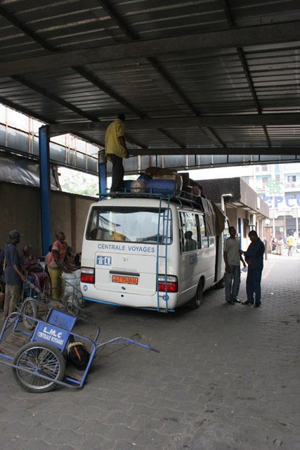 Bus station, Douala. Cameroon.