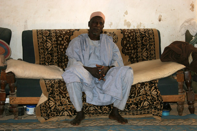 King of the local kingdom around Mabas village. Village Mabas is spilt by cameroon-nigeria border to two parts. Nigeria.