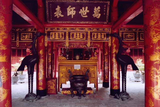 Temple of Literature in Hanoi. Vietnam.