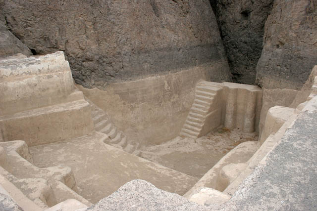 Aden tanks are from the 1st cestury. They belong among the greatest feats of enginnering in Yemen. Aden city. Yemen.