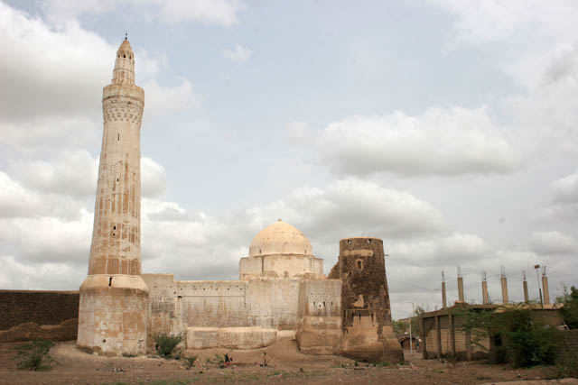 Al-Iskandar Mosque - one of the many old mosque at the Zabid town. Yemen.