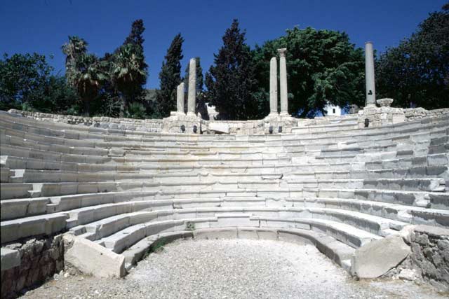 Roman Amphitheatre in Alexandria. Egypt.