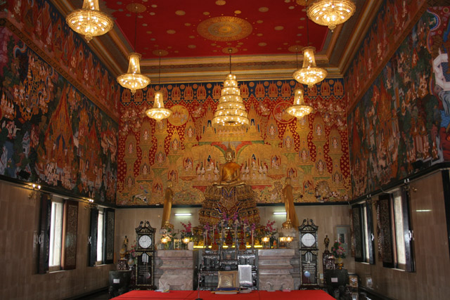 Wat Hua Lamphong, main temple interior, Bangkok, Thailand. Thailand.