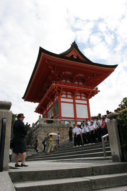 Kiyomizu-dera temple and pagoda, Kyoto. Japan.