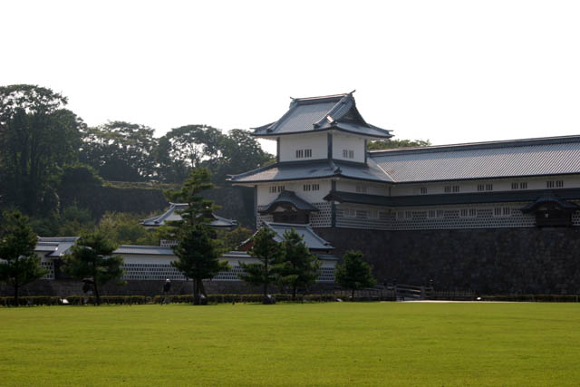Castle at Kanazawa town. Japan.