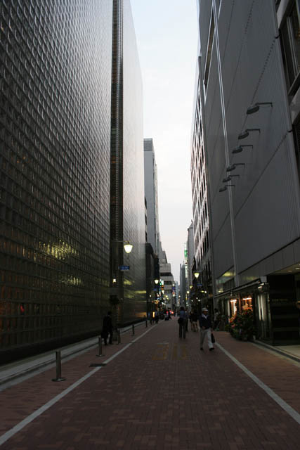 Ginza district, Tokyo. Japan.