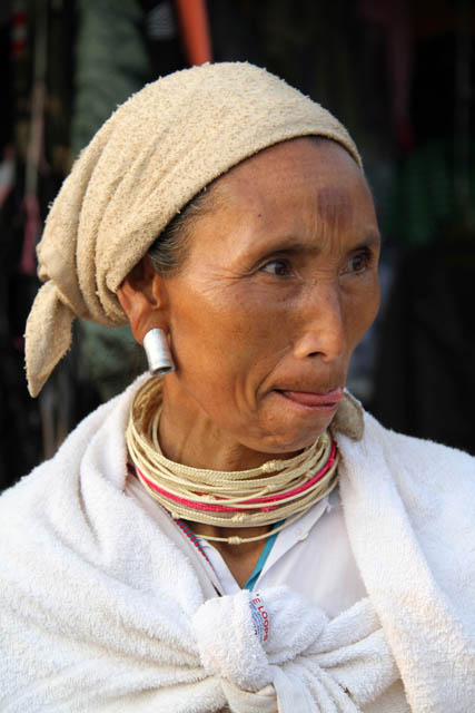 Hill tribe people at Lahu New Year celebration, Kengtung town. Myanmar (Burma).