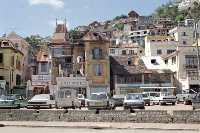 Street at Antananarivo. Madagascar.