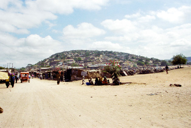 View to market area in Dire Dawa. East,  Ethiopia.